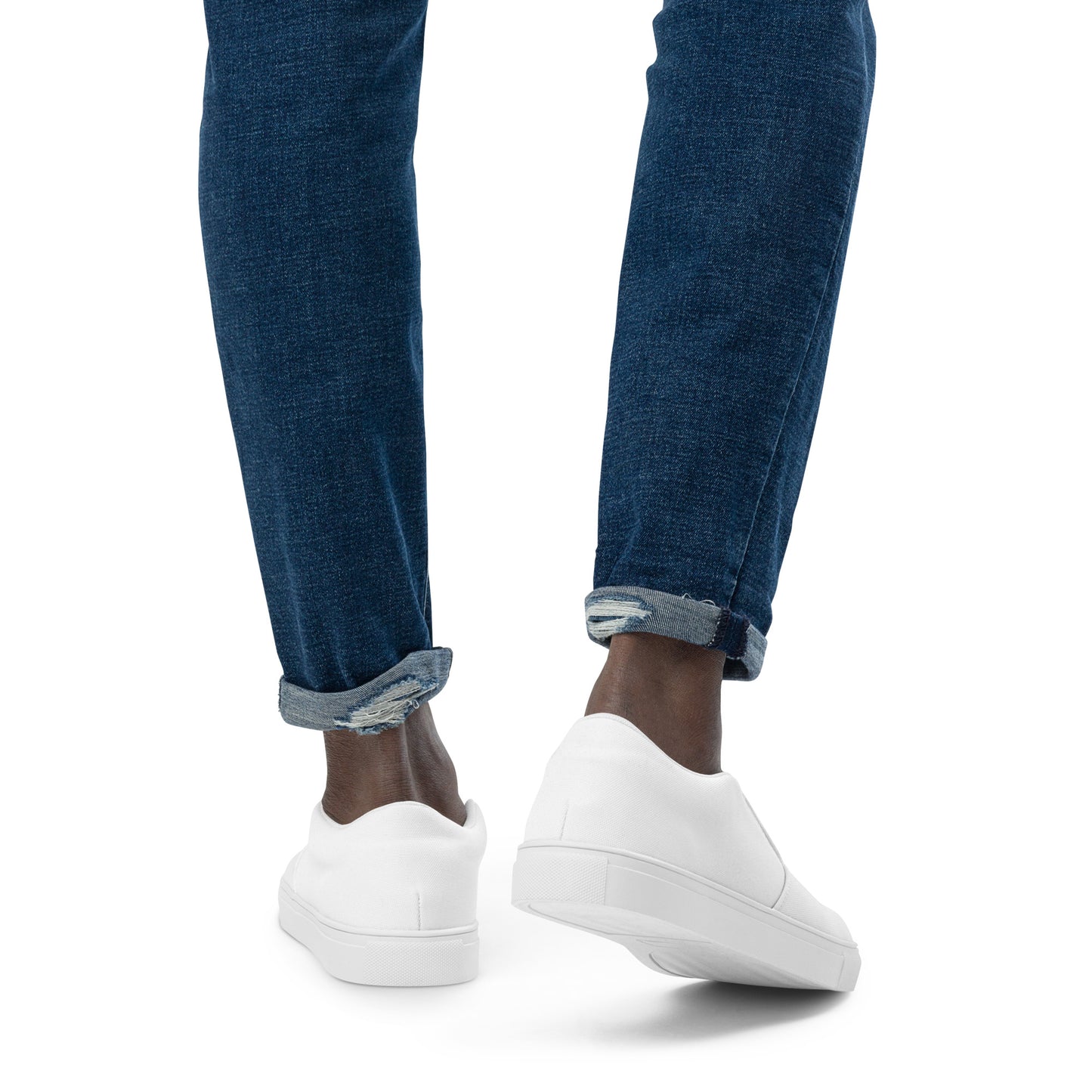 Poopie The Cat Men’s slip-on canvas shoes