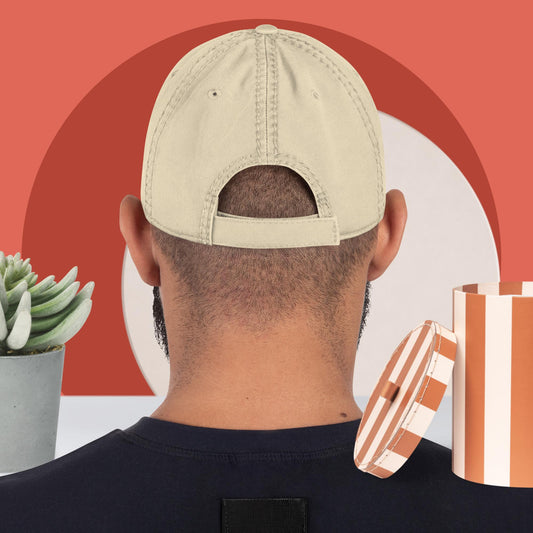 Poopie The Cat Distressed Dad Hat